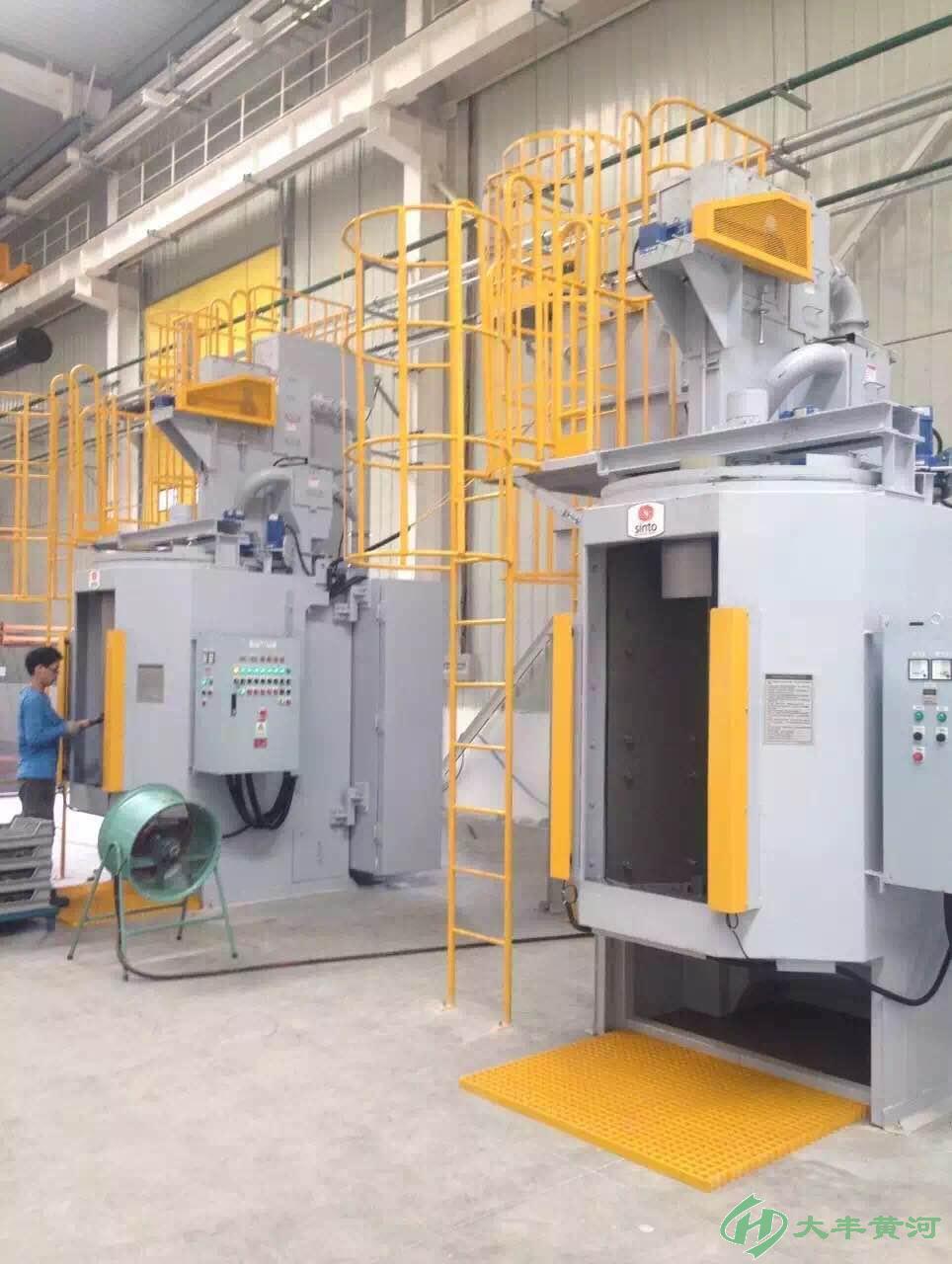 自动吊钩式抛丸机